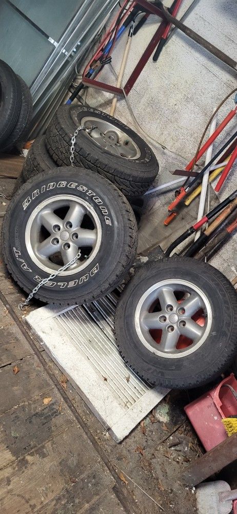 Tires And Rims Set