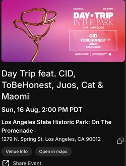 Day Trip CID, To Be Honest, Juos