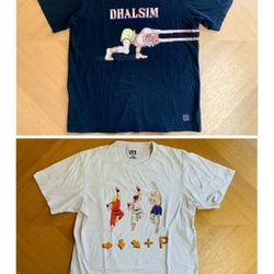 Set Of 2 Men’s M Uniqlo Street Fighter T Shirts