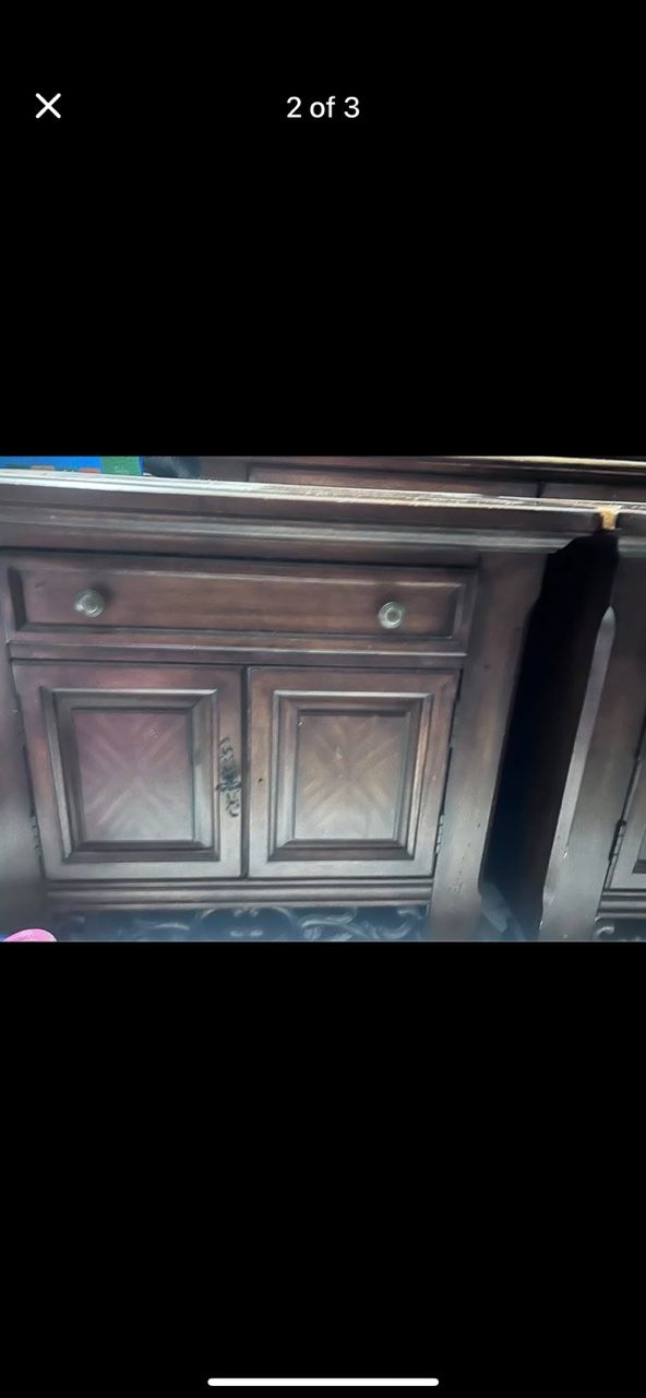 TV Stand/armoire and 2 Nights Stands