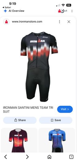 Limited edition Ironman Zoot Triathlon suit