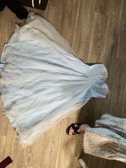 Selfie Leslie baby blue dress