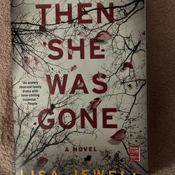 Then she was gone book