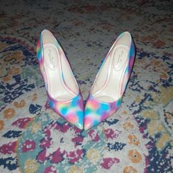 Anne Michelle Multicolor  heels
