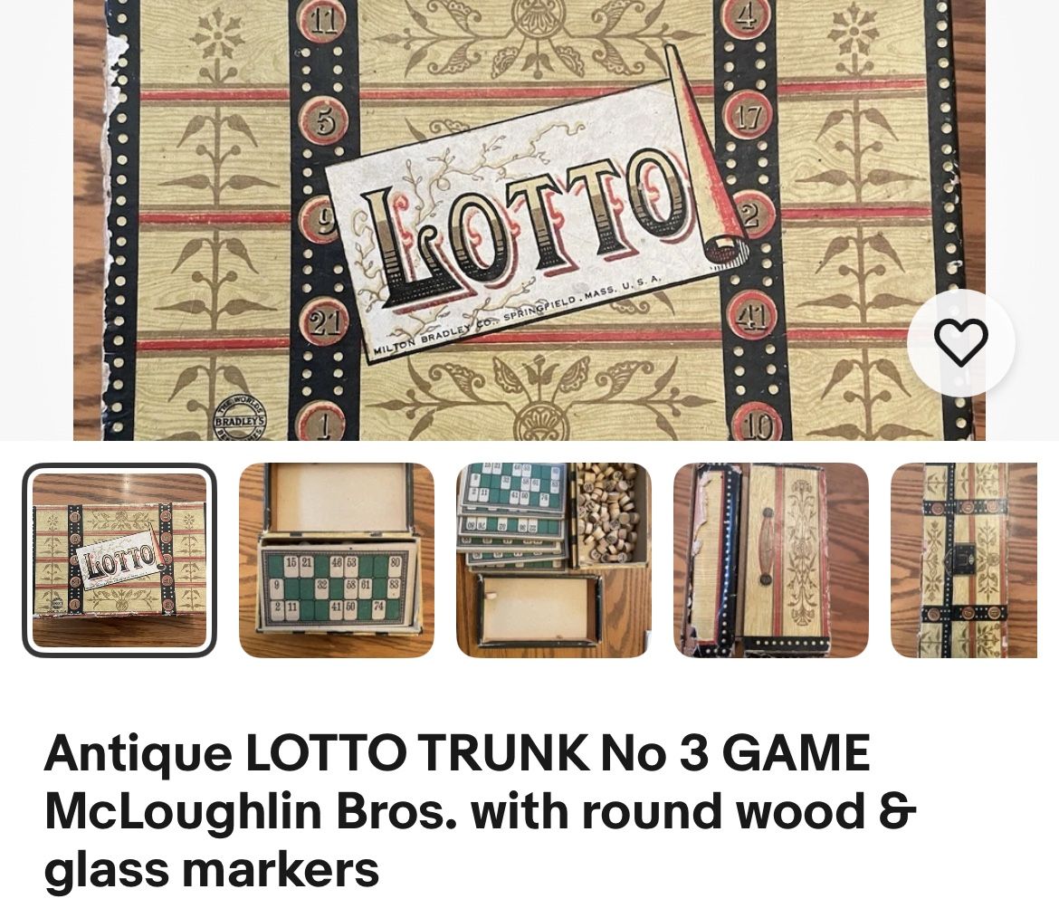 Antique Lotto Game
