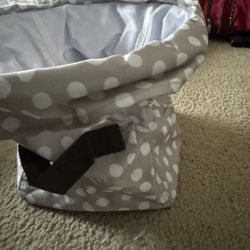 Mini Polka Dot Utility Bin