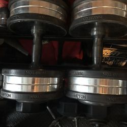 85LBS Hampton Dumbbells Set
