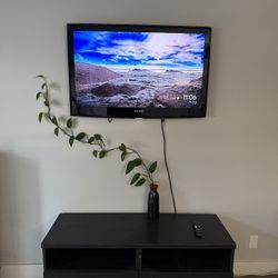40” Samsung Full HD TV +  47” TV Table 