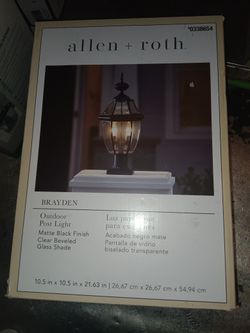 Allen And Roth Light Post 
