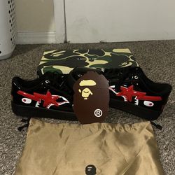 Bape Sta Low Shark Black – Size 11 – 150$ – Fast Shipping And Free Shipping!