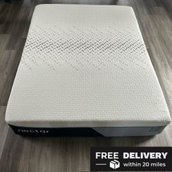 Queen Mattress Netar Premier Hybrid like new Free delivery with in 20 miles