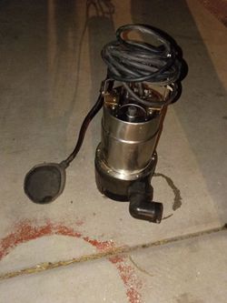Stainless Steel Submersible Sump Pump with Float Switch