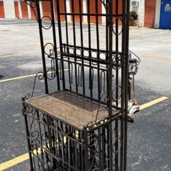 Wrought Iron Wine Rack
