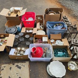 Bulk Lot of Rustic Farm Decor (Home, Wedding, Antique Booth, Resell)