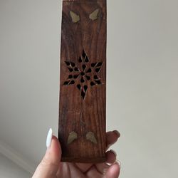 Wooden Incense Burner 
