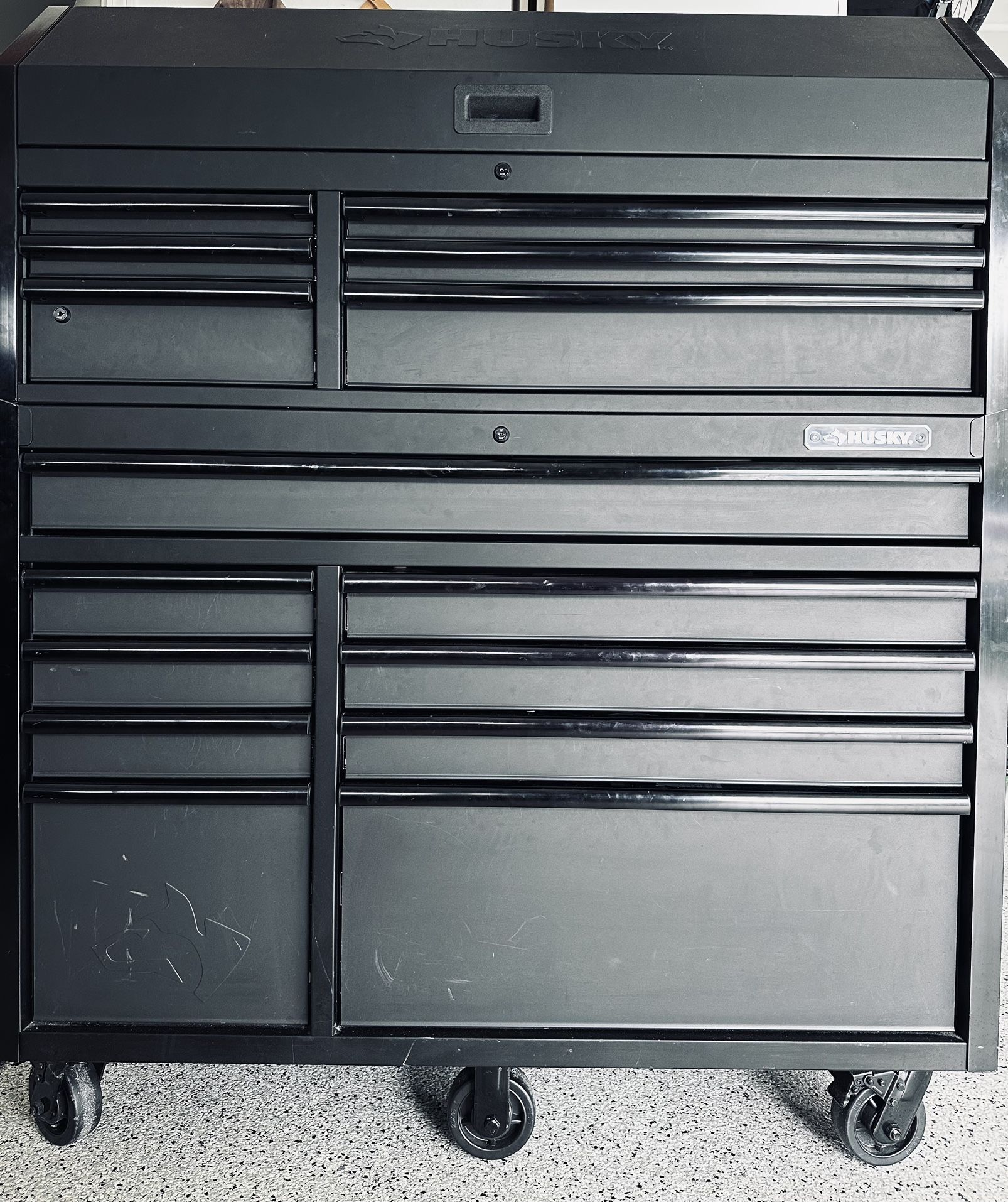 Husky Tool Storage 52 in. W x 20 in. D Heavy Duty Rolling Tool Chest