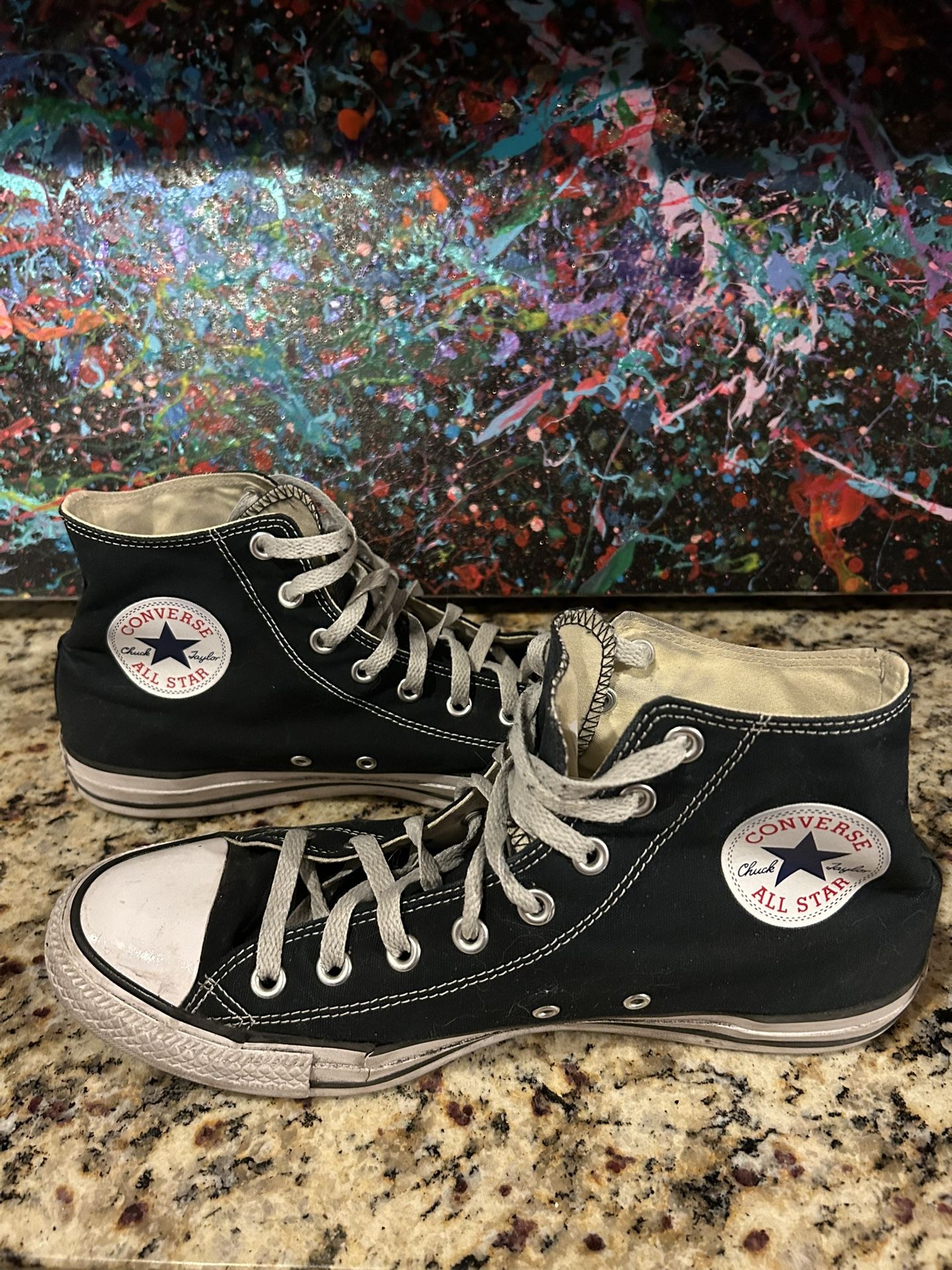 Converse All Star Men's Size 11 Women's Size 13 Shoes Black