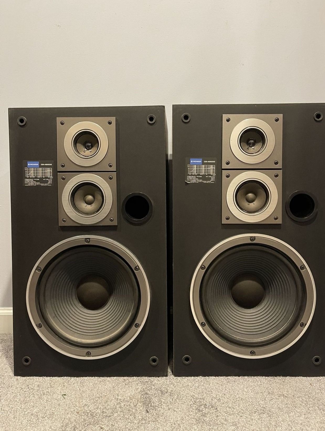 Pair Of Vintage PIONEER Speakers