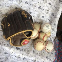 Rawlings Highlight Series Baseball Or Softball Glove Size 11.5 