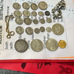 Silver Coins All Legit 1 Solid Silver Bracelet And A Two Gram Hollow Bracelet