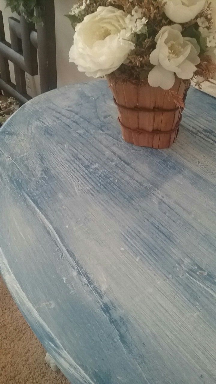Rustic entry side table