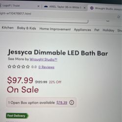Dimmable Led Bath Bar