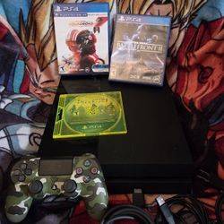 Sony Playstation 4 500GB Console with 3 Games