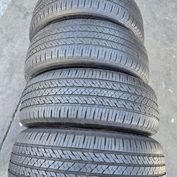 4.   PCS OF TIRES.   BRIDGESTONE ALENZA RUN FLAT SIZE 235/60/18