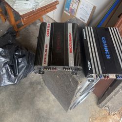 Crunch Amps  $40 Each OBO 