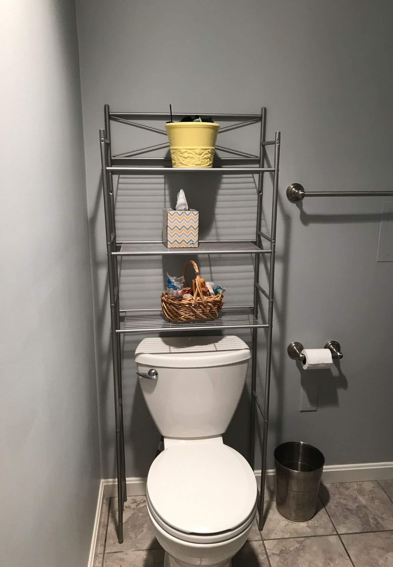 Over toilet rack