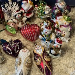 28 Pieces Christmas Ornaments Poland/Italy
