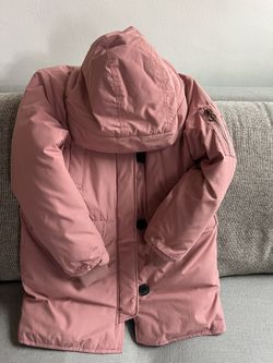 Little Girls Pink Winter Coat.