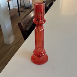 GLASS CANDLE HOLDER
