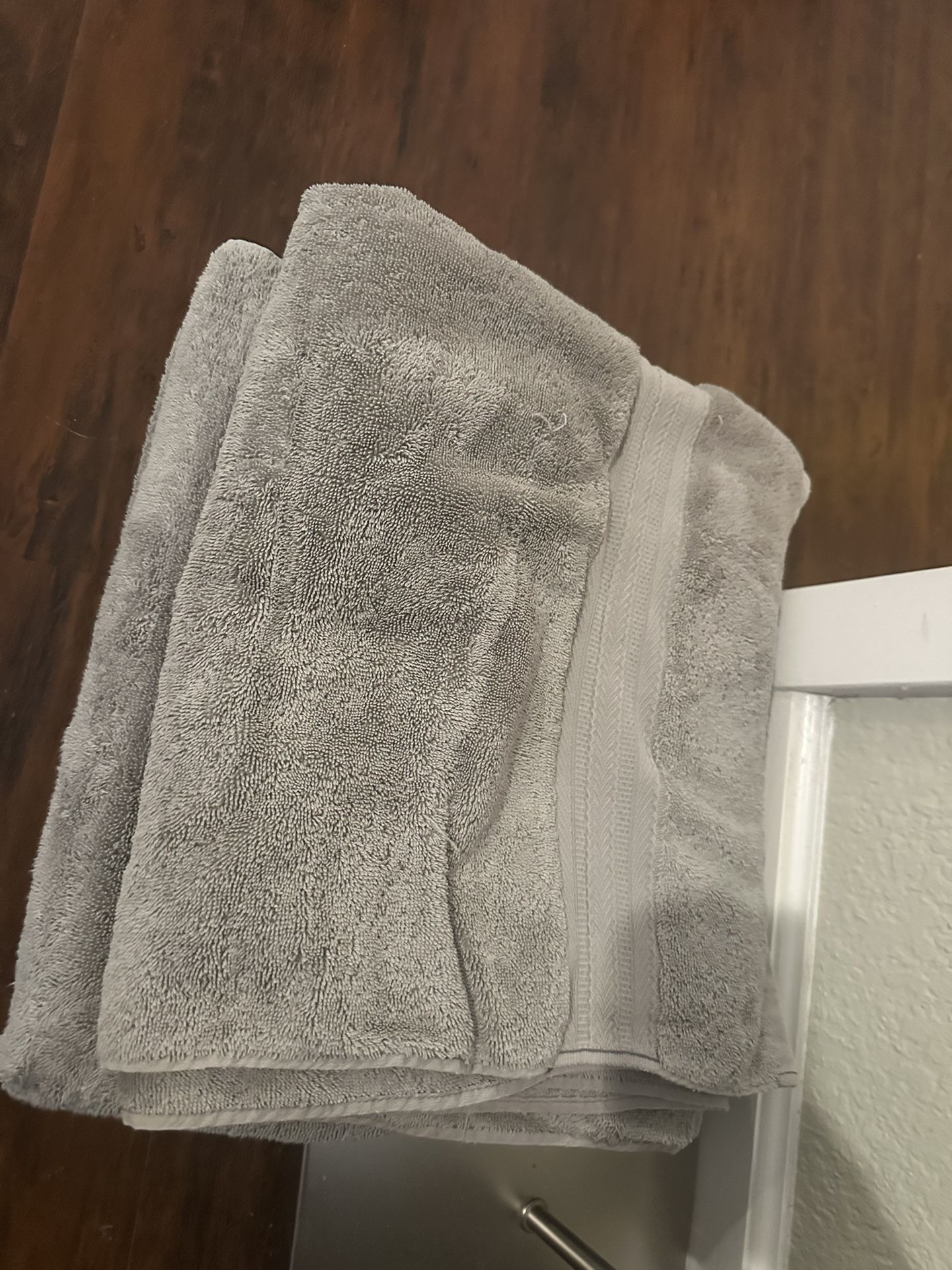 2 Old Used Towels 