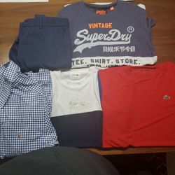 Lot Mens Clothe Guess, Lacoste,Nike,Superdry Etc