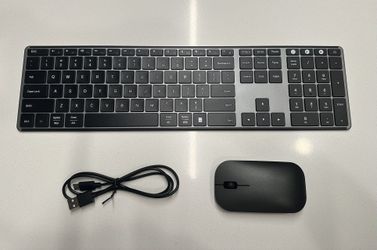 Wireless Bluetooth Keyboard and Mouse Combo