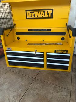DeWalt toolbox with outlets