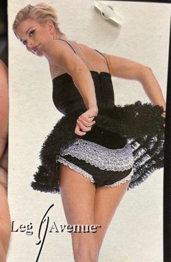 Brand New with tags, Leg Avenue Ruffle Panties size ML