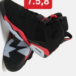 JORDAN 6 INFRARED MEN SIZE 7.5,8