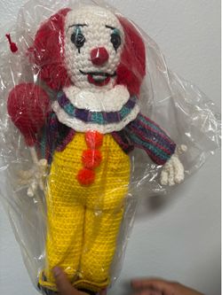 Handmade Crocheted Classic “It” Doll ! Amazing