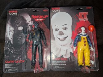 NECA Horror Icons IT The Movie 7” Pennywise And Savini Jason Neca Friday The 13th