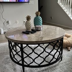 Granite Top Coffee Table 