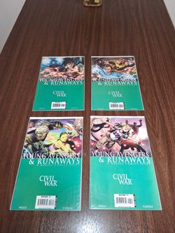 Marvel Comics: Young Avengers & Runaways 4 part series ( New )