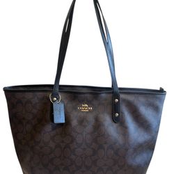 Coach tote Bag Black/brown 