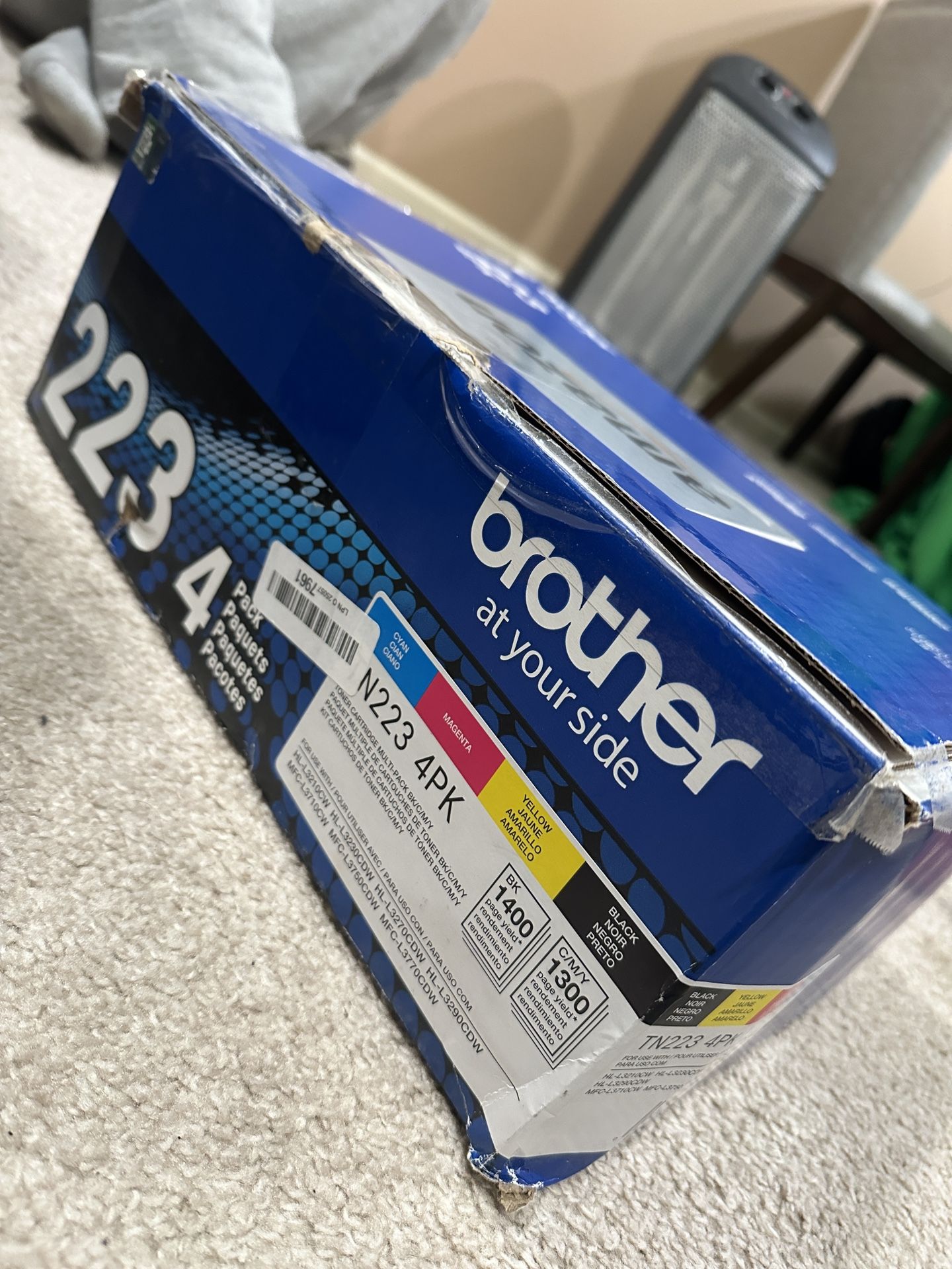 Brother Genuine Standard-yield Toner Printer Cartridges, TN2234PK