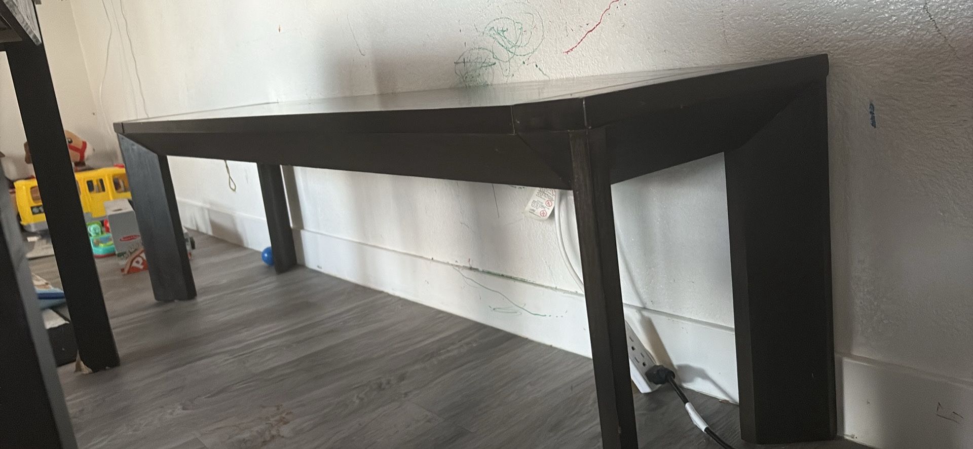 Wooden Table Bench