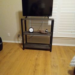 Wood and Metal Bookshelf 