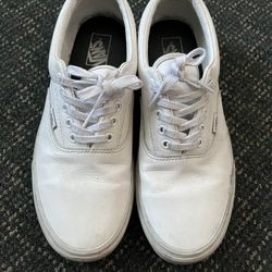 White Vans Leather