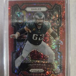 2023 Panini Prizm Disco Prizm Jason Kelce #245