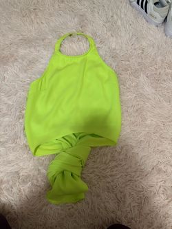 Neon top with open back